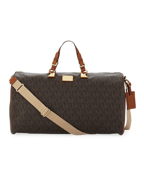 michael kors mens harrison logo duffle bag|Michael Kors travel bag outlet.